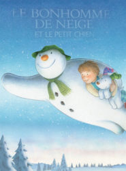 Le bonhomme de neige et le petit chien