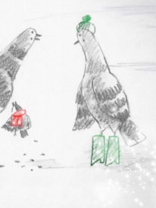 Les moineaux sont des bébés pigeons
